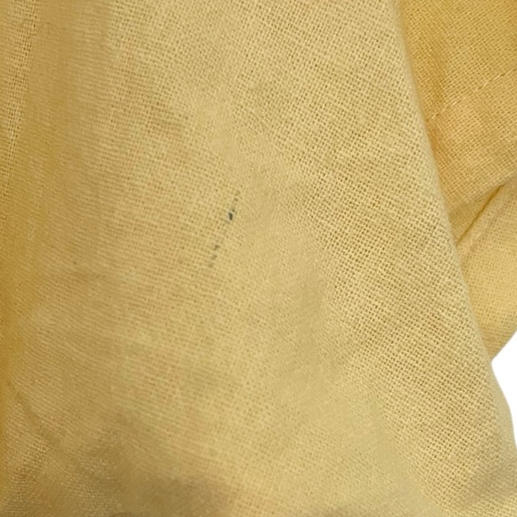 Bellewaera Yellow Short Sleeve Wrap Top EU 42 Approx Medium Large - Picture 9 of 9